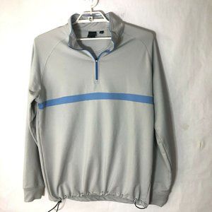 Dunning Golf  Gray 1/4 Zip Pullover Jacket Men's L